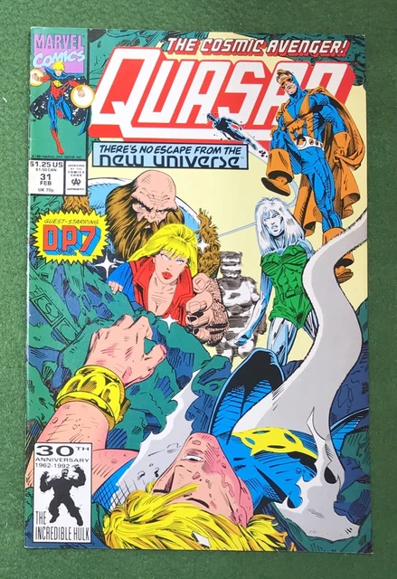 Quasar #31 Marvel Comics Copper Age Cosmic Avenger 1991 space hero vf