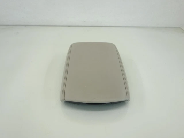 15 INFINITI Q50 3.7L RWD Interior Front Floor Console Arm Rest Lid Cover Leather
