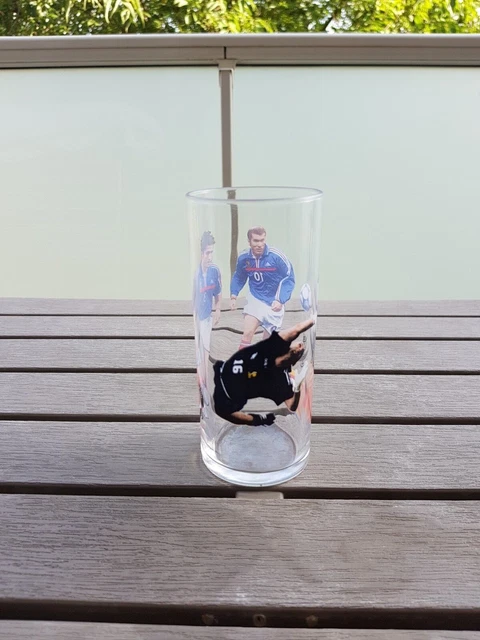 McDonald's Coca Cola France Coupe du Monde 1998 Verre Vintage Zidane