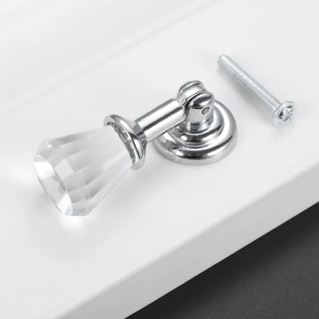 Élégant pendentif en cristal bouton tiroir armoire porte garde-robe poignée de traction 3