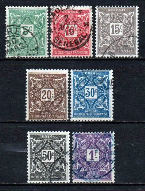 Sénégal - Colonie Française - 1915 - Tb Taxe N° 12 à 19 sauf 18 - Oblit - Used