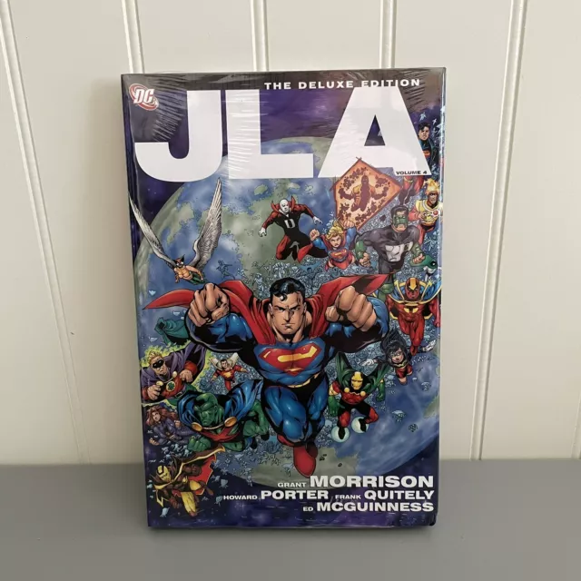New/sealed With Defect JLA DELUXE EDITION VOL. 4 By Grant Morrison - Hardcover