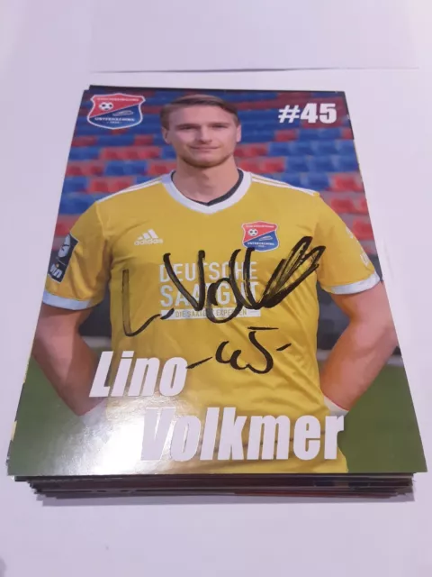 Signierte AK Lino Volkmer  SpVgg Unterhaching NEU