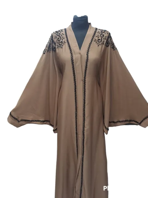 Ultimo design Dubai Open Abaya caftano Farasha Maxi jilbab jalabiya burkha