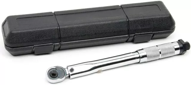 1/4-Inch Drive Click Torque Wrench Adjustable Ratcheting Hand Tool 5-25NM Drive