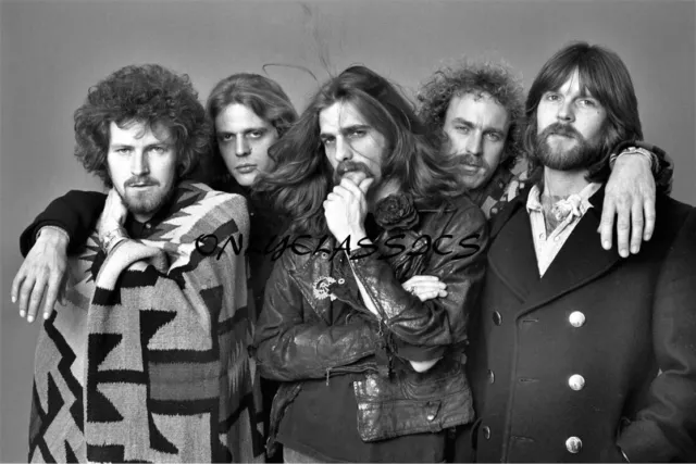 Vintage Eagles Band 12X18 Photo Poster Don Henley Glenn Frey Rock & Roll Icons