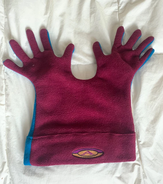 Anarchic Adjustment  Vintage Finger hat Pink And Blue