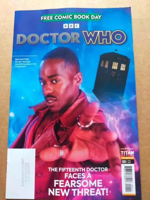 Free Comic Book Day FCBD 2024 DOCTOR WHO FIFTEENTH DOCTOR NEW