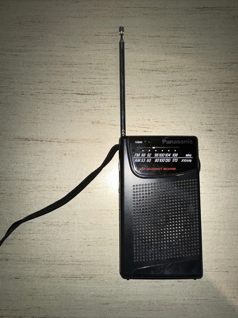 Panasonic RF-521 Transistor Pocket Portable AM FM Radio - Tested
