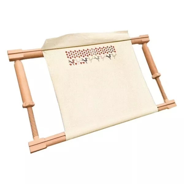 Nurge Beech Wood Adjustable Needlework Frame 750Mm X 300Mm  Free Uk P&P