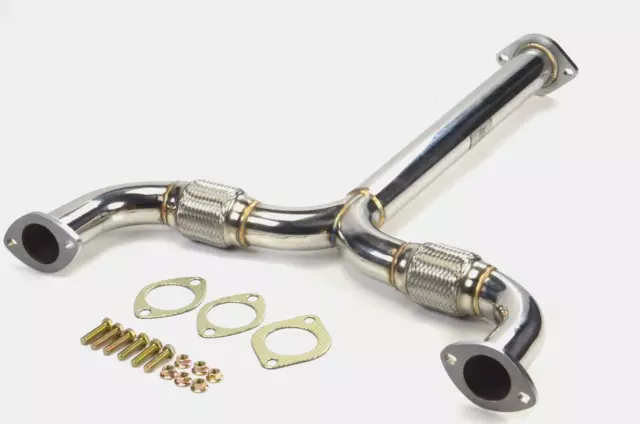 Stainless Steel Exhaust Y Pipe Downpipe For Nissan 350Z Z33 3.5L S 2003-2006