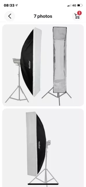 【UK】Godox 35x160cm Bowens Mount Softbox For Studio Strobe Flash Light 2