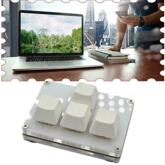 4-KEY MINI KEYBOARD Arrow Keys Up, Down, Left, Right keypad F2T4 WASD ...