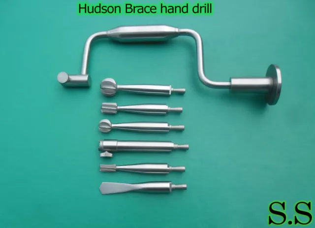 Hudson Brace hand drill Surgical orthopedic Instruments