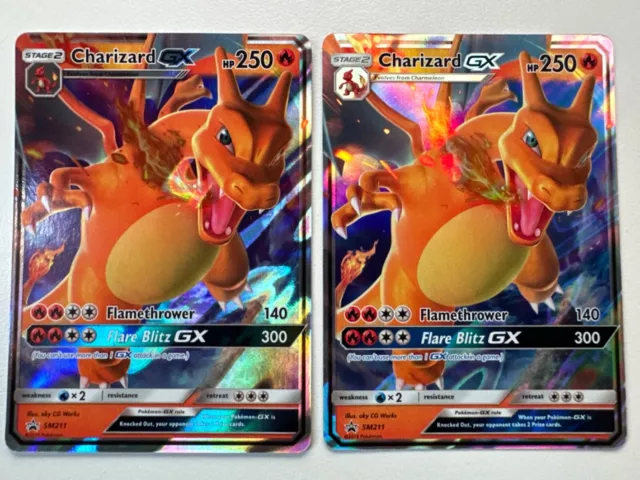  Pokemon SM11.5 Hidden Fates Gx Tin- Charizard + 1 of 3