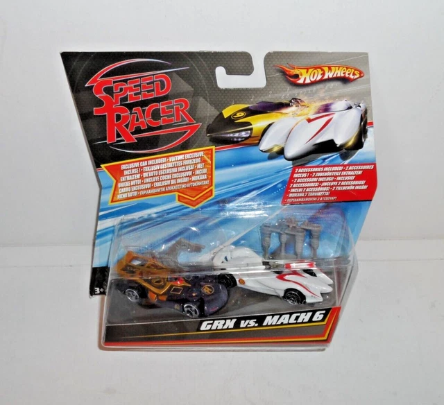 HOTWHEELS VINTAGE GRX Vs. MACH 6- SPEED RACER CARS -MOC £21.47 ...