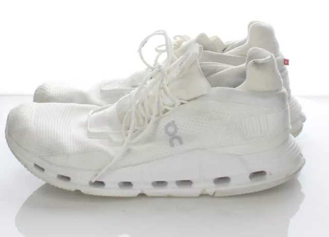 27-41  $150 Women's Sz 9 M On Cloudnova Mesh Running Sneakers In White