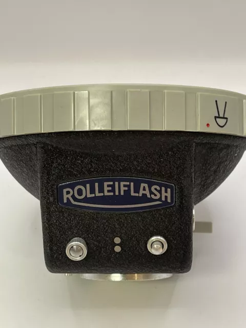 Vintage ROLLEIFLASH Flash Germany Rollei Flash Bulb W/Case Untested.