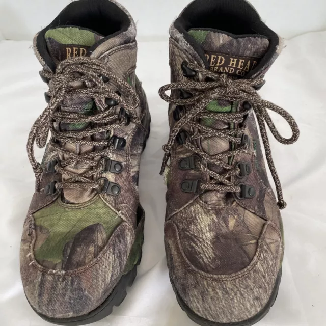 RED HEAD KID'S Camo Hunting Hiking Boots size 6 Waterproof with Flaw ...