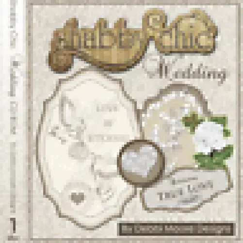 1X Debbi Moore Diseños Boda Shabby Chic CD ROM (295842)