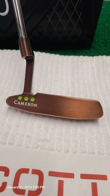 Putter Scotty Cameron Classics Newport 35'' Mano Sinistra - Acciaio - Testa In Carbon Steel (Usato, Rifinito Dal Giappone)