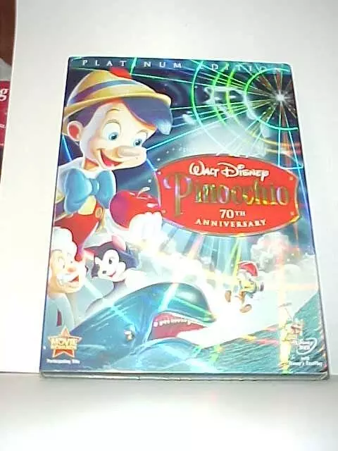 Pinocchio (DVD, 2009, 2-Disc Set, 70th Anniversary Platinum Edition) Brand New