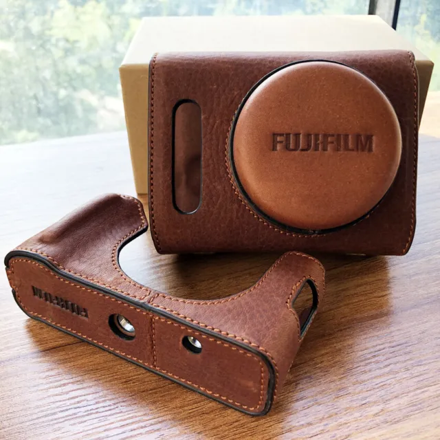 Design For FUJIFILM X100V Fujinon Genuine Leather Camera Case Protection Covers