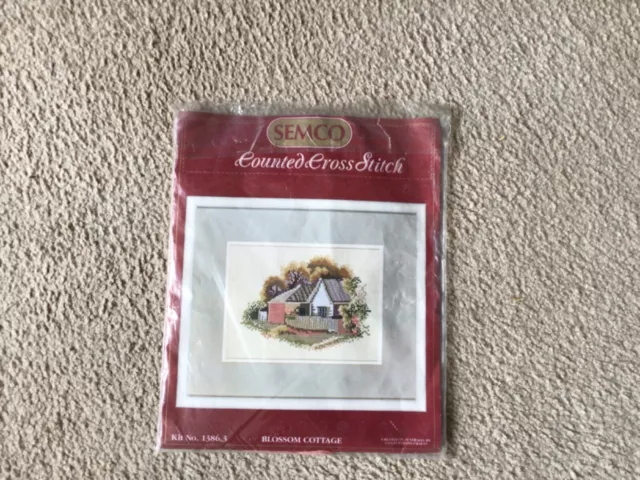 Semco Counted Cross Stitch Kit "Blossom Cottage”