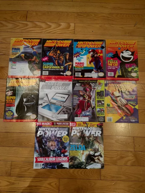 Nintendo Power Magazine Lot of 10 Issues from Volume 30 - 218 (See Description)