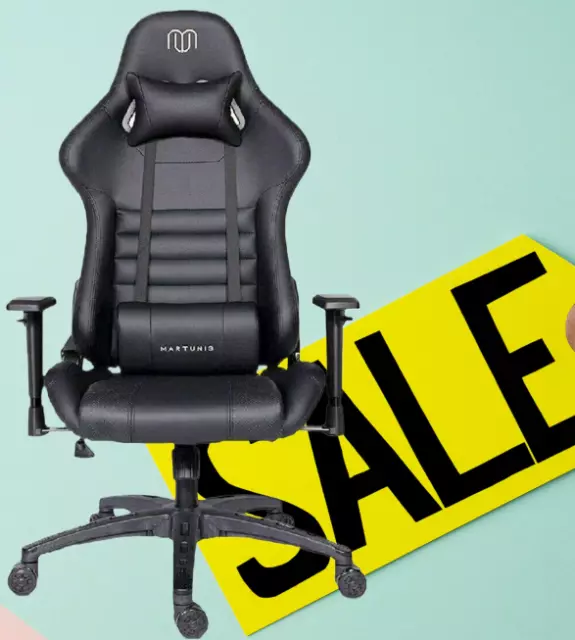 MARTUNIS Gaming Chair With 4D Armrest Carbon Fibre Office Chair Sports Chair UK