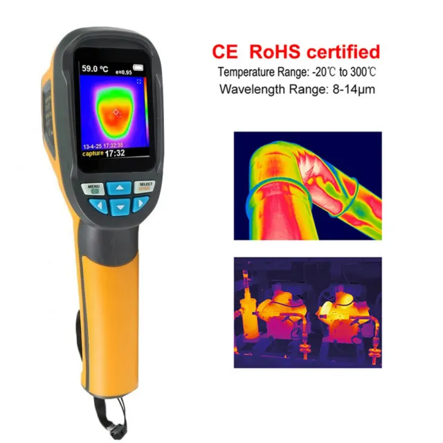 Handheld Thermograph Camera Professional Digital Infrared Sensor  -40℃-70℃