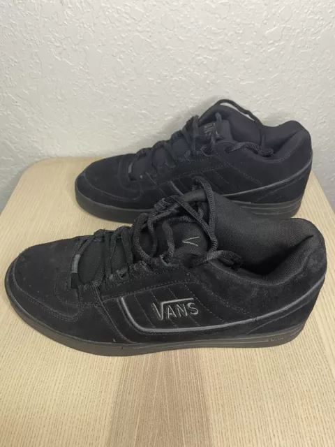 Vans Malone Shoes Men’s Size 11 Y2K Puffy Suede Black Skateboarding Shoes