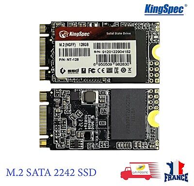 SSD M.2 NGFF 128 Go 2242 pour Ordinateur portable, PC, SATA 3 KingSpec