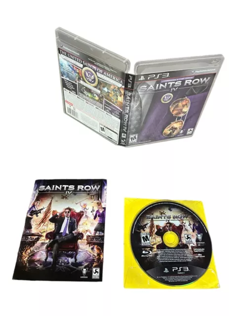 Sony PlayStation 3 PS3 CIB COMPLETE Saints Row IV Commander in Chief Edition