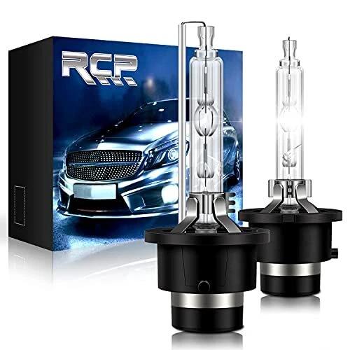Monmonma D2R 6000K Xenon HID Replacement Bulb Diamond White Metal Stents Base