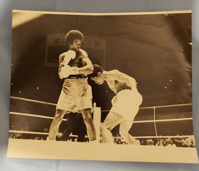ESCALIER DE BOXE Alfredo (El Salsero), photo vintage Porto Rico
