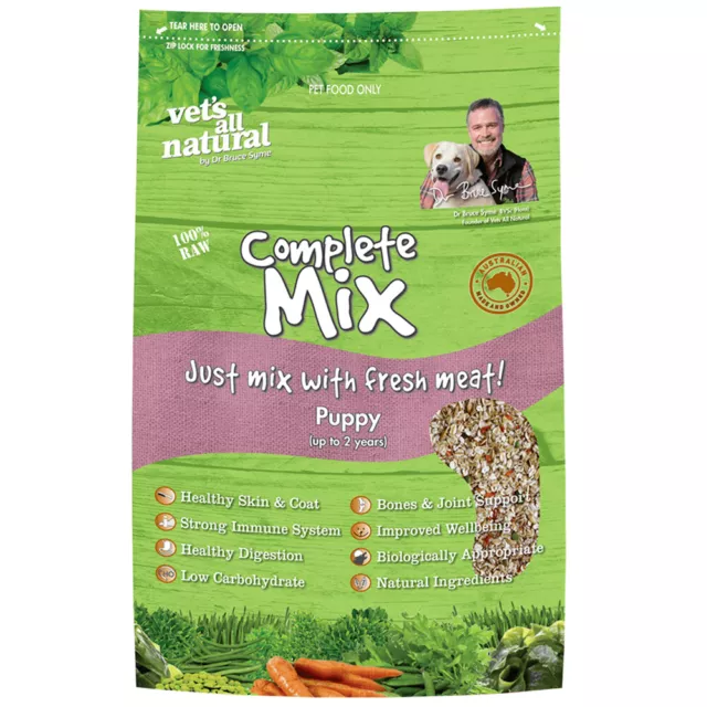 Vets All Natural Complete Mix Puppy Dog Food 5kg