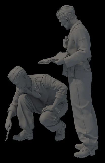Figurine Mercenaire Moderne 1/35 – Résine, Non Assemblé, Non Peint – Maquette Pour Adultes Dès 14 Ans
