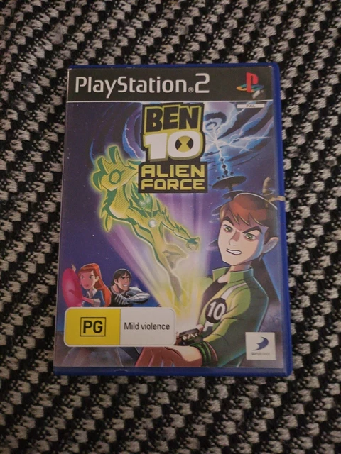 PS2 BEN 10 Alien Force PG PAL 2008 D3 Publisher Manual Complete