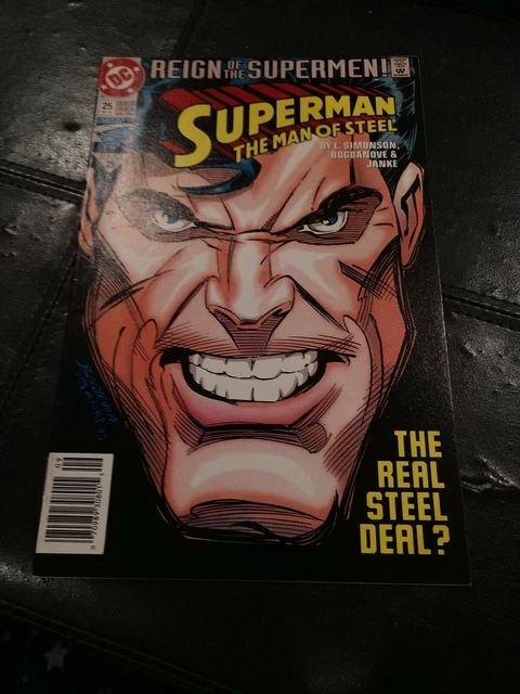 Superman The Man of Steel 25 DC Reign of the Supermen 1993 25 Newsstand