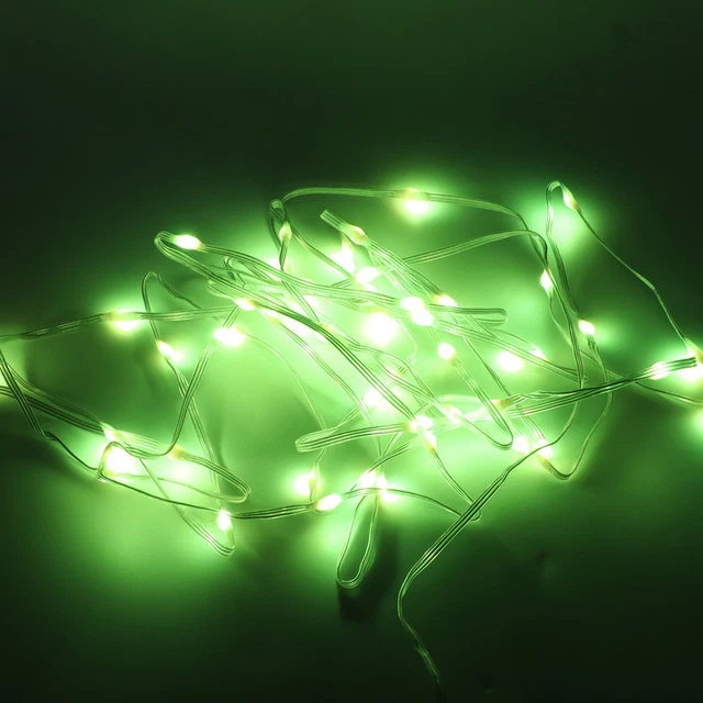 02 015 LED String Light Easy Operation Multicolor Decorative Lights Bend