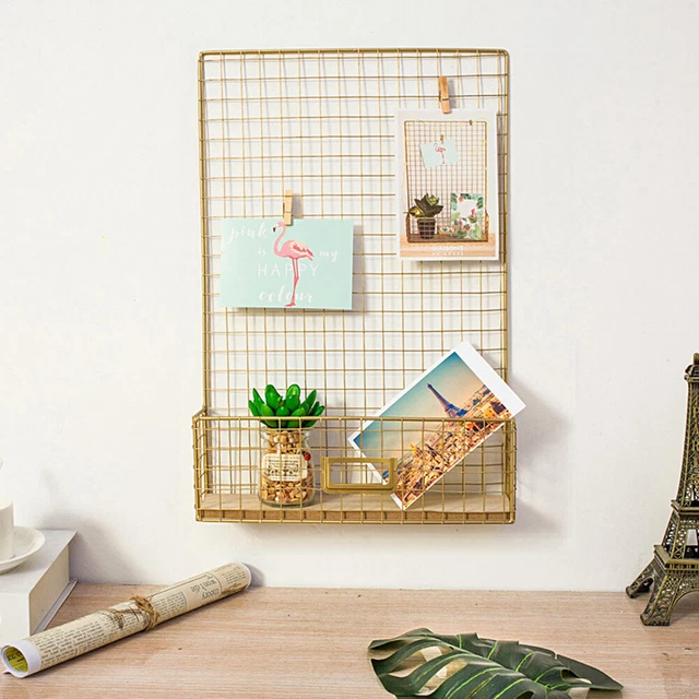 1 Pc Wand Hängen Bilder Wand Hängen Rack Gitter Hängen