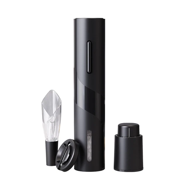 Abridor eléctrico para tapones de vino tinto abridor automático de botellas de sacacorchos de vino (C)