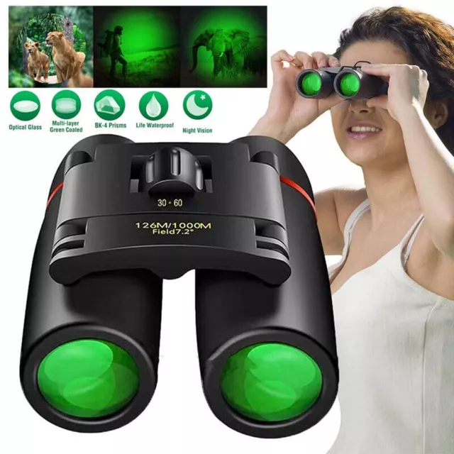 Military Army 30x60 Night Vision Binoculars Goggles Hunting + Case 2024