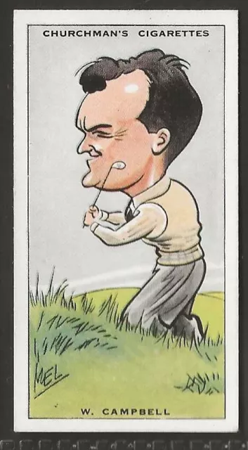 Churchman-Prominent Golfers 1931 (Standardgrösse) - #06- Campbell