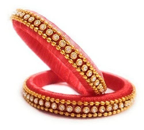 Donna Rosso Seta Filo Bracciali