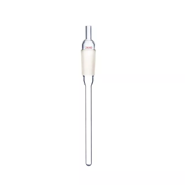 150mm 24/40 Glass Thermometer Adapter Lab Thermometry Tube W/Narrow Mouth