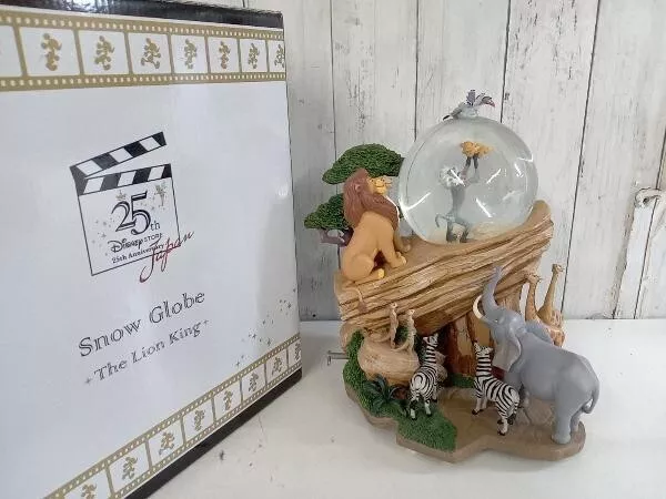 Disney Snow Globe Music Box The Lion King Disney Store Japan 25Th Limited Rare