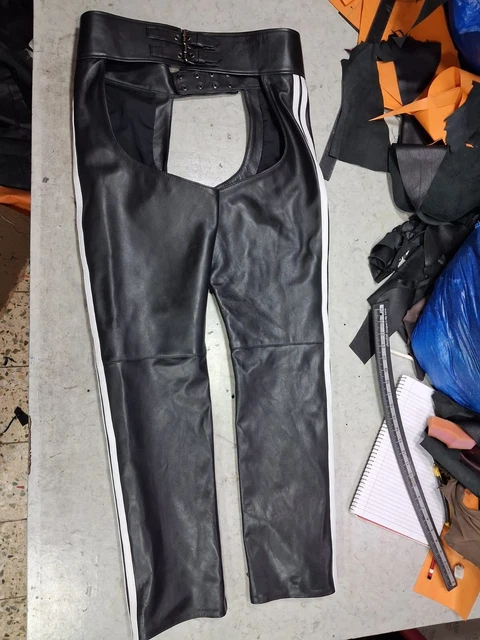 Chaps Cowboy En Cuir Daim Fait Main – Style Rodéo Western (taille Adulte)