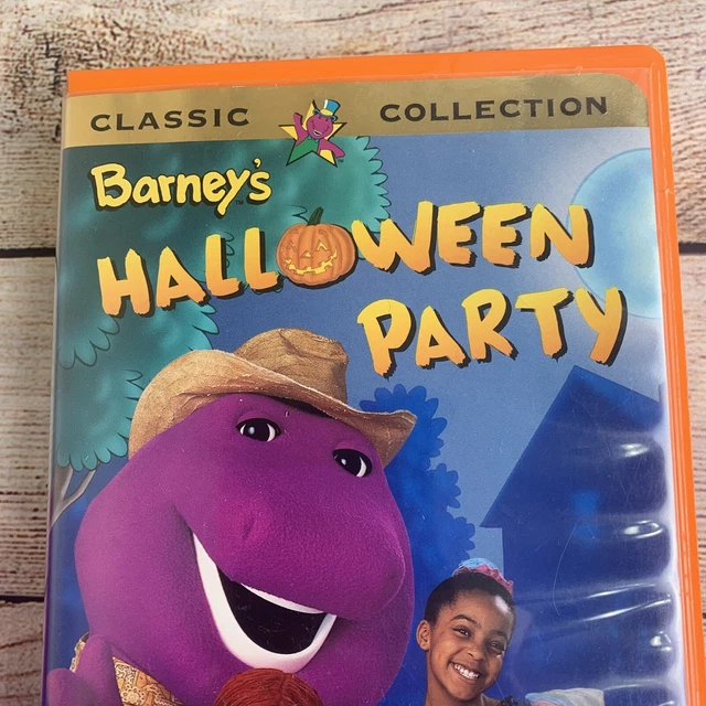 BARNEY AND FRIENDS VHS Lot Of 2 . Rhyme Time Rhythm/ Barney’s Halloween